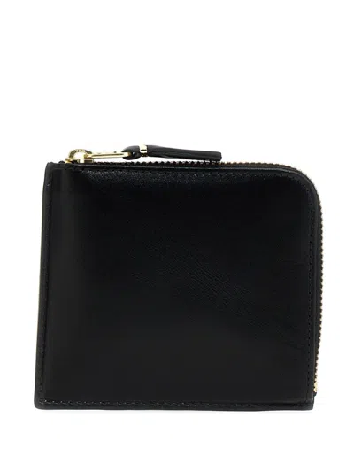 Comme Des Garçons Check-print Wallet In 黑色