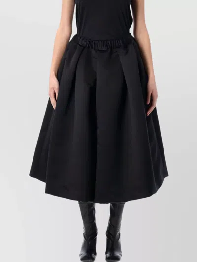 COMME DES GARÇONS A-LINE MIDI SKIRT FLARED HEM