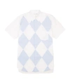 Comme Des Garçons A Short Sleeved Shirt In White