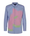 Comme Des Garçons Abstract-patchwork Shirt In Multi