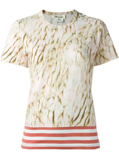 Comme Des Garçons Abstract Print T-shirt In Neutral