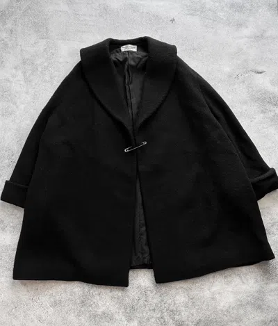 Pre-owned Comme Des Garçons Ad1996 Saftey Pin Coat In Black