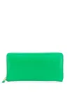 Comme Des Garçons All Around Zip Wallet In Green
