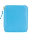 Comme Des Garçons All-around Zipped Wallet In Blue