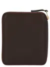 Comme Des Garçons Leather Wallet In Brown