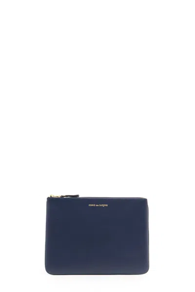 Comme Des Garçons 'arecalf - Sa5100' Wallet In Blue