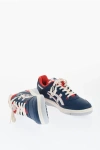 Comme Des Garçons Asics Color Block Leather Low-top Sneakers