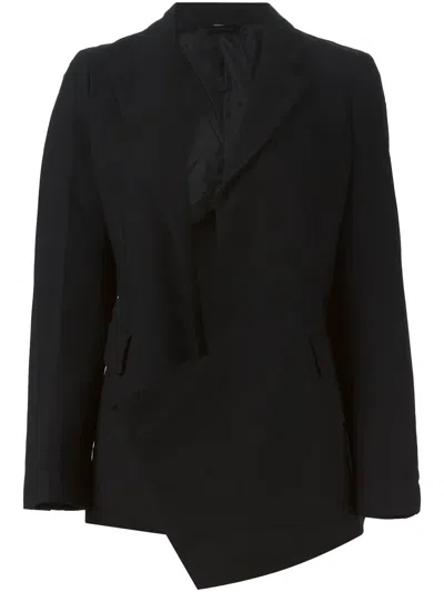 Comme Des Garçons Asymmetric Blazer In Black