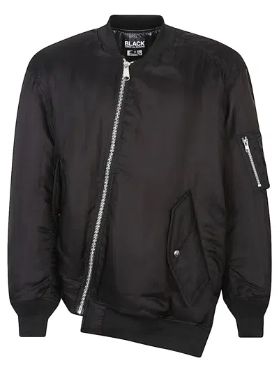 Comme Des Garçons Bomber Asymmetrical Multiple Pockets In Black