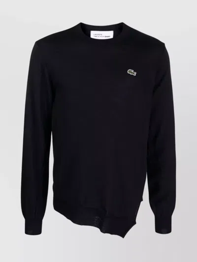 COMME DES GARÇONS ASYMMETRIC HEM WOOL JUMPER