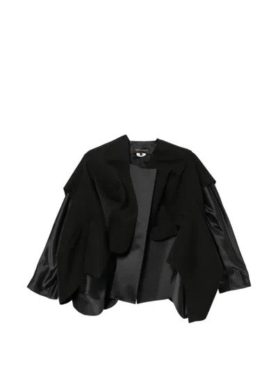 Comme Des Garçons Asymmetric Jacket In Black