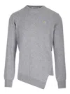 Comme Des Garçons Comme Des Garcons Wool Sweater In Gray