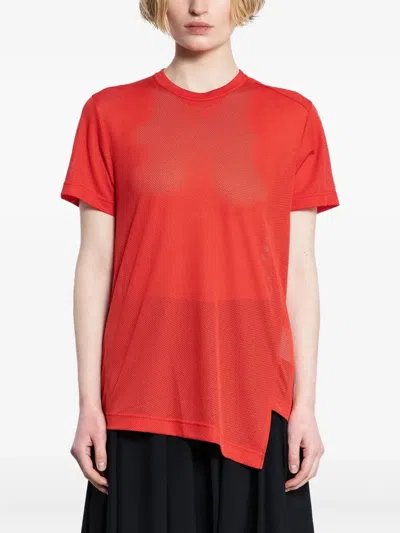 COMME DES GARÇONS ASYMMETRIC MESH T-SHIRT