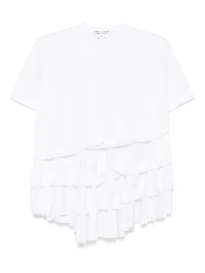 Comme Des Garçons Asymmetric Ruffled T-shirt