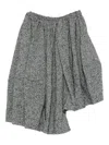 Comme Des Garçons Asymmetric Skirt In Gray