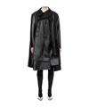 Comme Des Garçons Asymmetrical Coat In Black