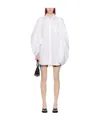 Comme Des Garçons Asymmetrical Cotton Shirt In White
