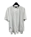 Comme Des Garçons Asymmetrical Hem T-shirt In Gray