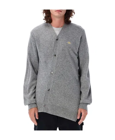 COMME DES GARÇONS ASYMMETRICAL KNITTED CARDIGAN