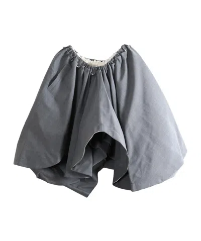 Comme Des Garçons Asymmetrical Skirt In Gray