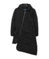 Comme Des Garçons Asymmetrical Zipper Cotton Suit In Black