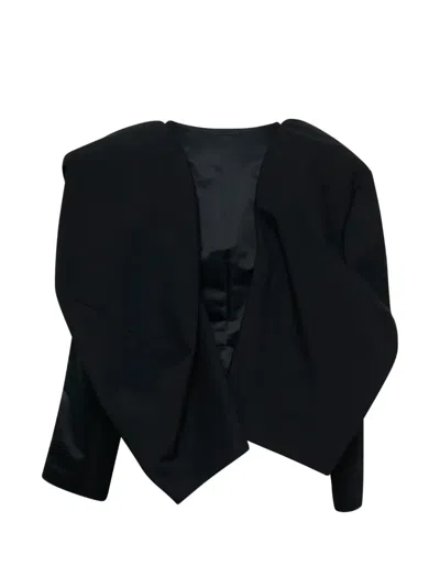 Comme Des Garçons Asymmetric-design Jacket In Black