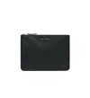 Comme Des Garçons Classic Wallet With Zip In Black