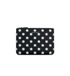 Comme Des Garçons Comme Des Garcons Wallet Polka Dots Pouch In Black