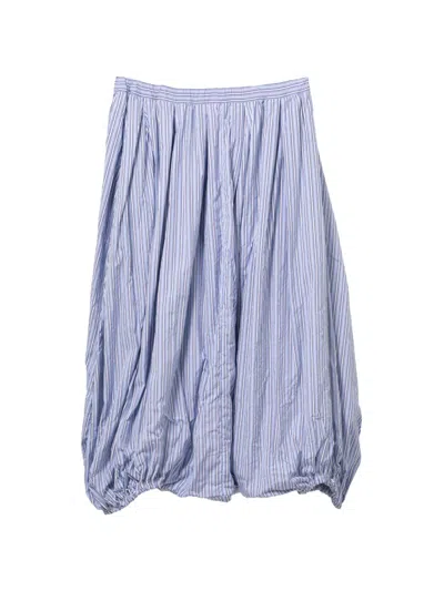 Comme Des Garçons Balloon Trousers In Blue
