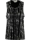 Comme Des Garçons Graphic-printed Vest In Black