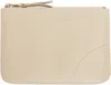 Comme Des Garçons Beige Classic Group Wallet In Off White