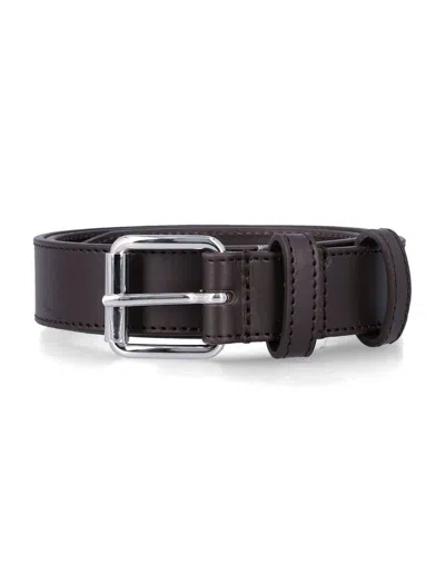 Comme Des Garçons Belt Classic In Brown