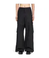 Comme Des Garçons Belt Loop Casual Pants In Black