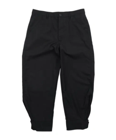 Comme Des Garçons Belt-loop Casual Pants In Black