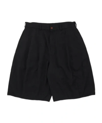 Comme Des Garçons Belt-loop Shorts In Black