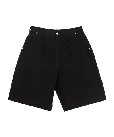 Comme Des Garçons Belt Loop Shorts In Black
