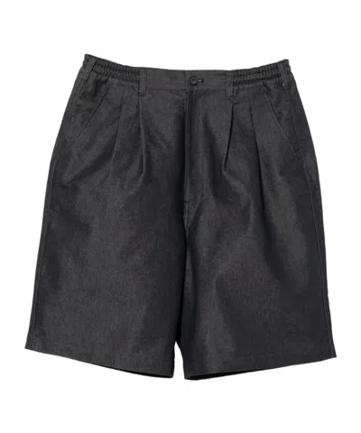 Comme Des Garçons Belt Loop Shorts In Black