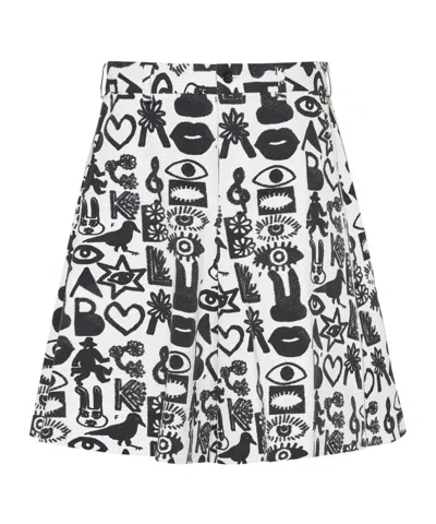 Comme Des Garçons Belt Loop Shorts In Black