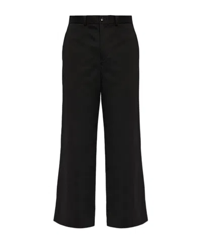 Comme Des Garçons Belt Loops Slacks In Black
