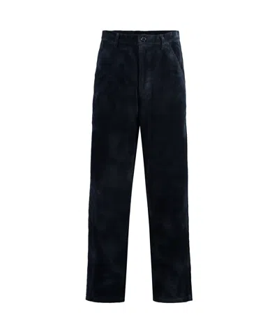 Comme Des Garçons Belt Loops Slacks In Blue