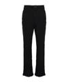 Comme Des Garçons Belt Loops Slacks In Black