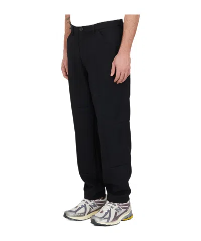 Comme Des Garçons Belt Ring Casual Pants In Black
