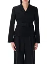 Comme Des Garçons Jacket Comme Des Garcons Woman Color Black In Black