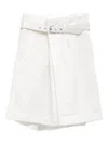 Comme Des Garçons Shorts In White Polyester