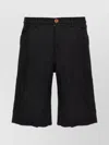 Comme Des Garçons Bermuda Shorts With Crumpled Effect And Pockets