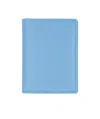 Comme Des Garçons Bi-fold Cardholder Wallet In Blue
