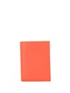 Comme Des Garçons Bi-fold Cardholder Wallet In Orange