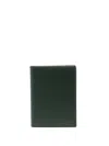 Comme Des Garçons Classic Leather A Line Wallet Accessories In Green