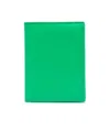 Comme Des Garçons Bifold Logo-embellished Wallet In Green