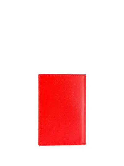 Comme Des Garçons Bifold Wallet In Red